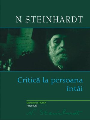 cover image of Critica la persoana intii